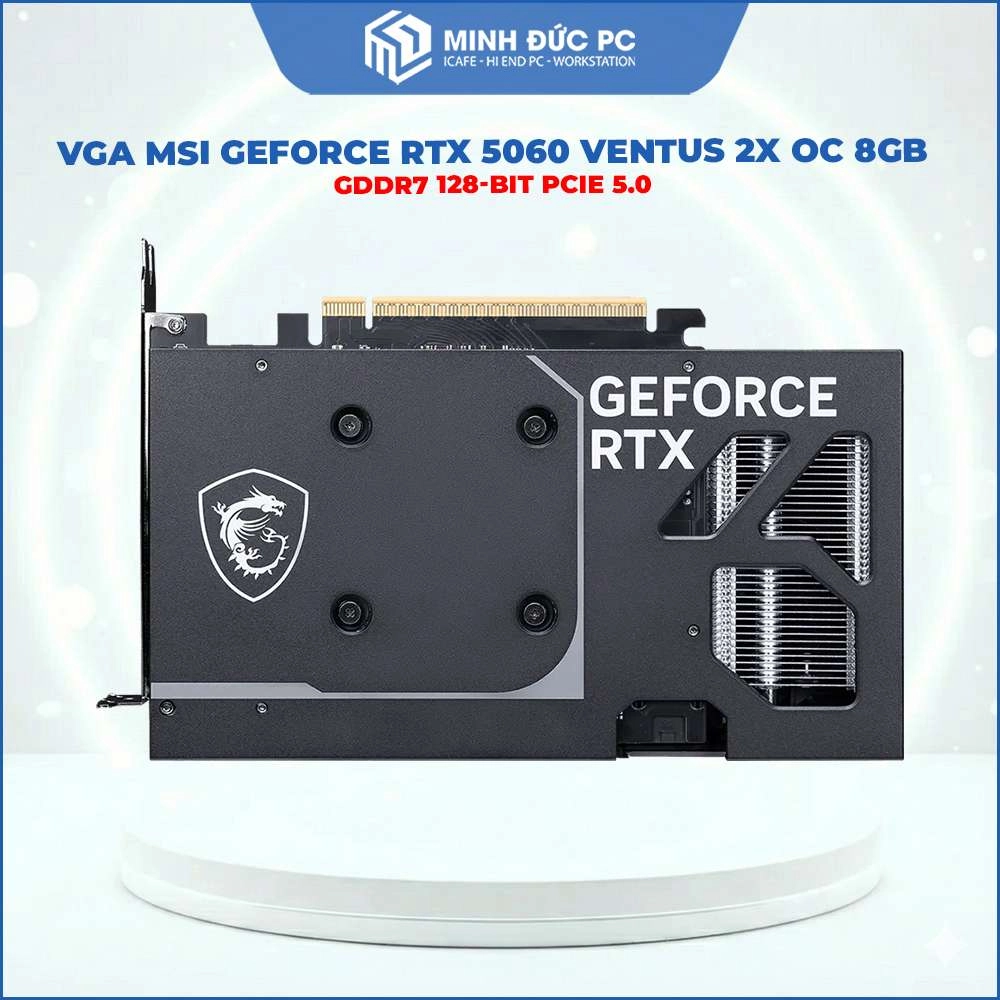 VGA MSI GeForce RTX 5060 VENTUS 2X OC 8GB GDDR7 128-bit PCIe 5.0 4