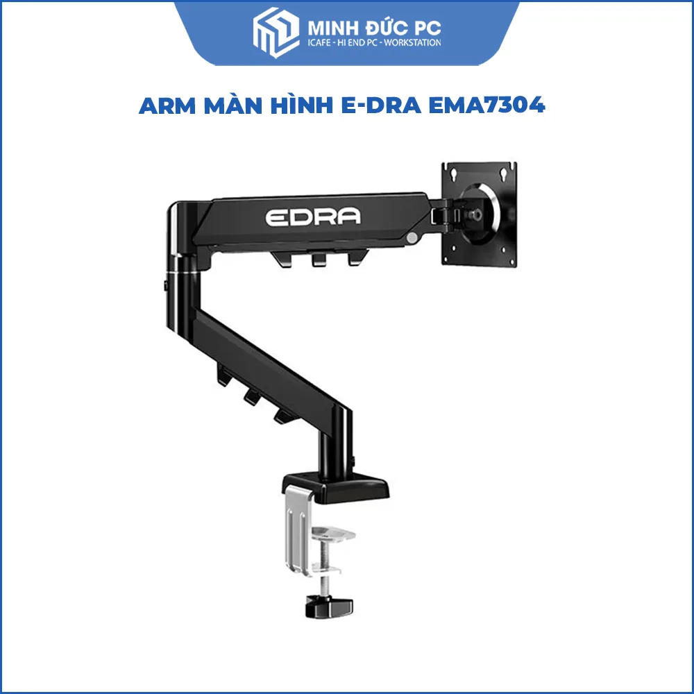 Arm Giá Treo Màn Hình E-Dra EMA7304 Black (Piston Khí, 13-32 inch, Chịu Tải 2-10kg, Kẹp/Xuyên Bàn) 3