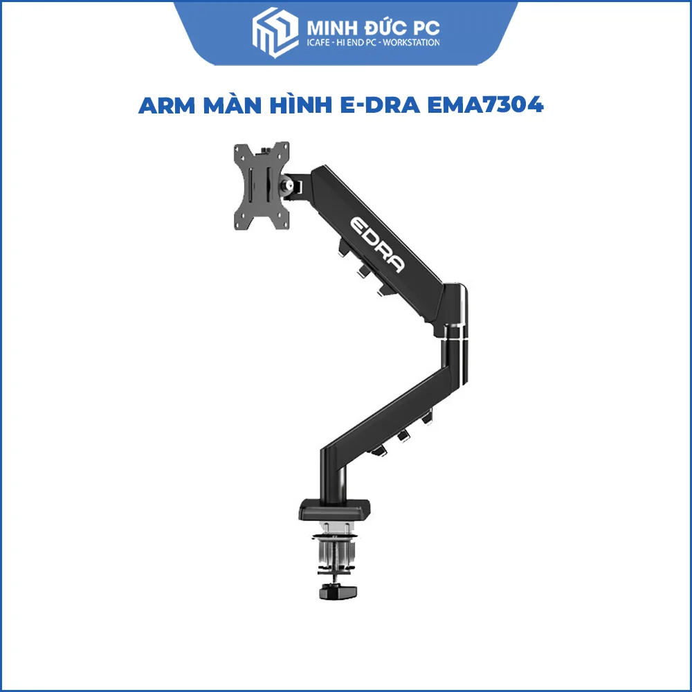 Arm Giá Treo Màn Hình E-Dra EMA7304 Black (Piston Khí, 13-32 inch, Chịu Tải 2-10kg, Kẹp/Xuyên Bàn) 2