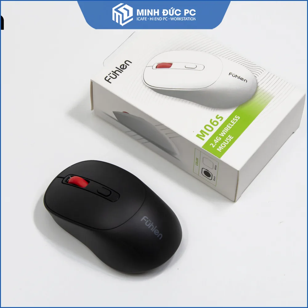 Chuột Fuhlen M06S Silent Wireless Black Chính Hãng 3