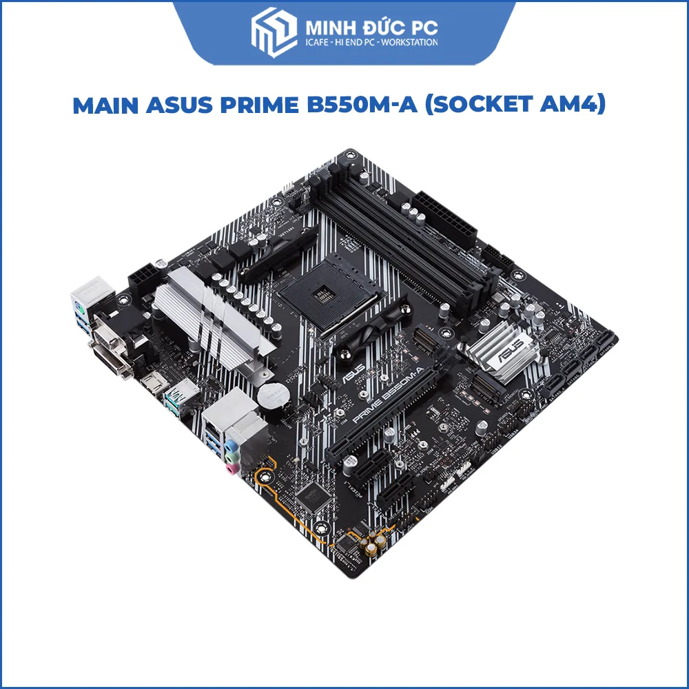 Mainboard ASUS PRIME B550M-A (AMD B550, Socket AM4, m-ATX, 4x DDR4, Dual M.2 PCIe 4.0) 6