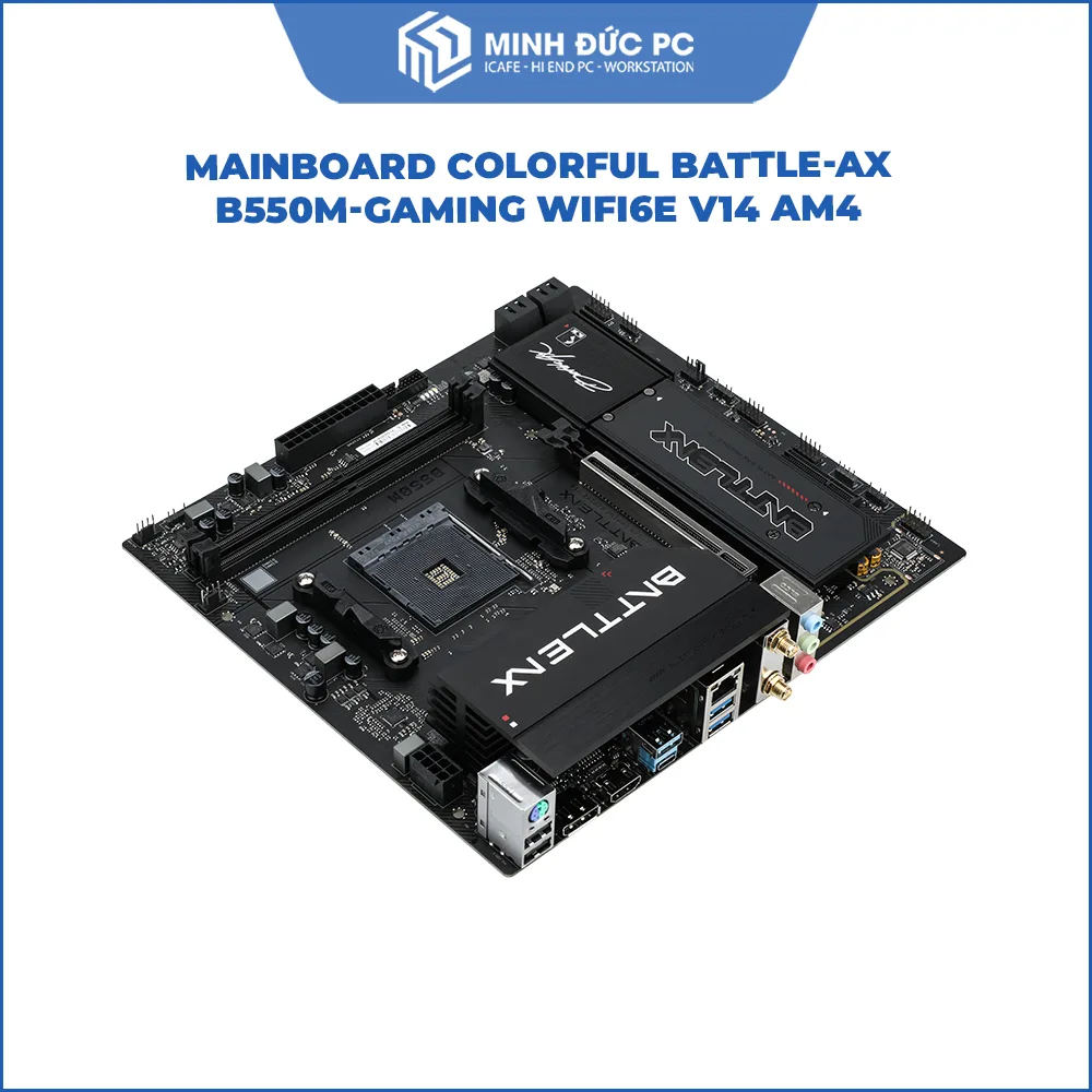 Mainboard COLORFUL BATTLE-AX B550M-GAMING WIFI6E V14 (AMD B550, Socket AM4, M-ATX, 2x DDR4, Wi-Fi 6E, LAN 2.5G) 5