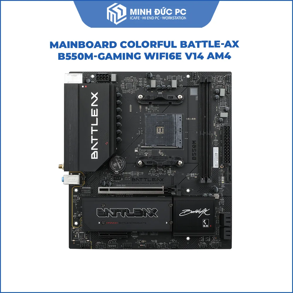Mainboard COLORFUL BATTLE-AX B550M-GAMING WIFI6E V14 (AMD B550, Socket AM4, M-ATX, 2x DDR4, Wi-Fi 6E, LAN 2.5G) 3