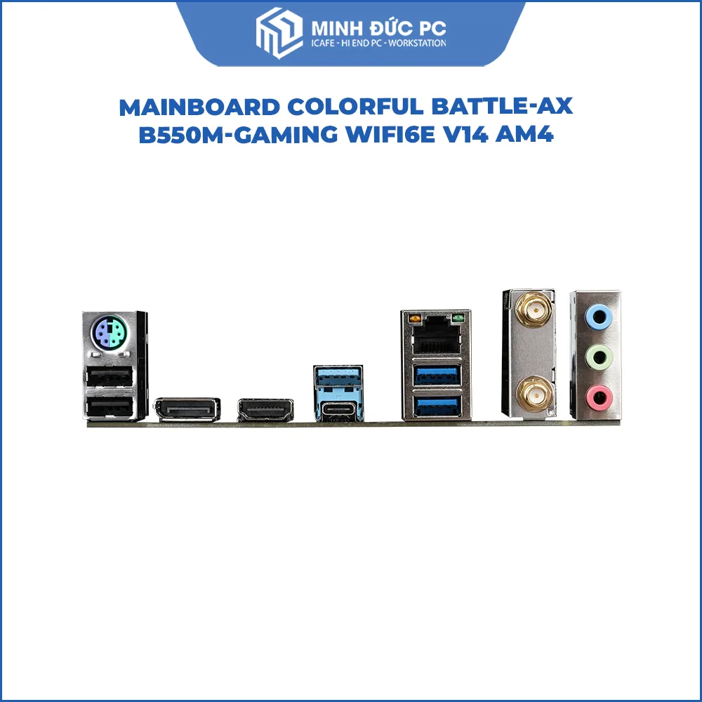 Mainboard COLORFUL BATTLE-AX B550M-GAMING WIFI6E V14 (AMD B550, Socket AM4, M-ATX, 2x DDR4, Wi-Fi 6E, LAN 2.5G) 6