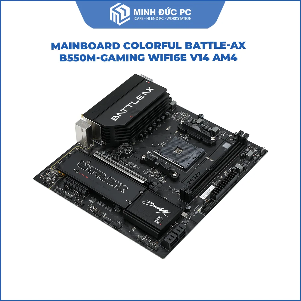 Mainboard COLORFUL BATTLE-AX B550M-GAMING WIFI6E V14 (AMD B550, Socket AM4, M-ATX, 2x DDR4, Wi-Fi 6E, LAN 2.5G) 4