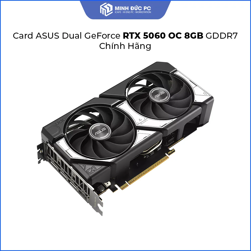 Card Màn Hình ASUS Dual GeForce RTX 5060 OC 8GB GDDR7 (128-bit / PCIe 5.0 / Dual Fan) 4