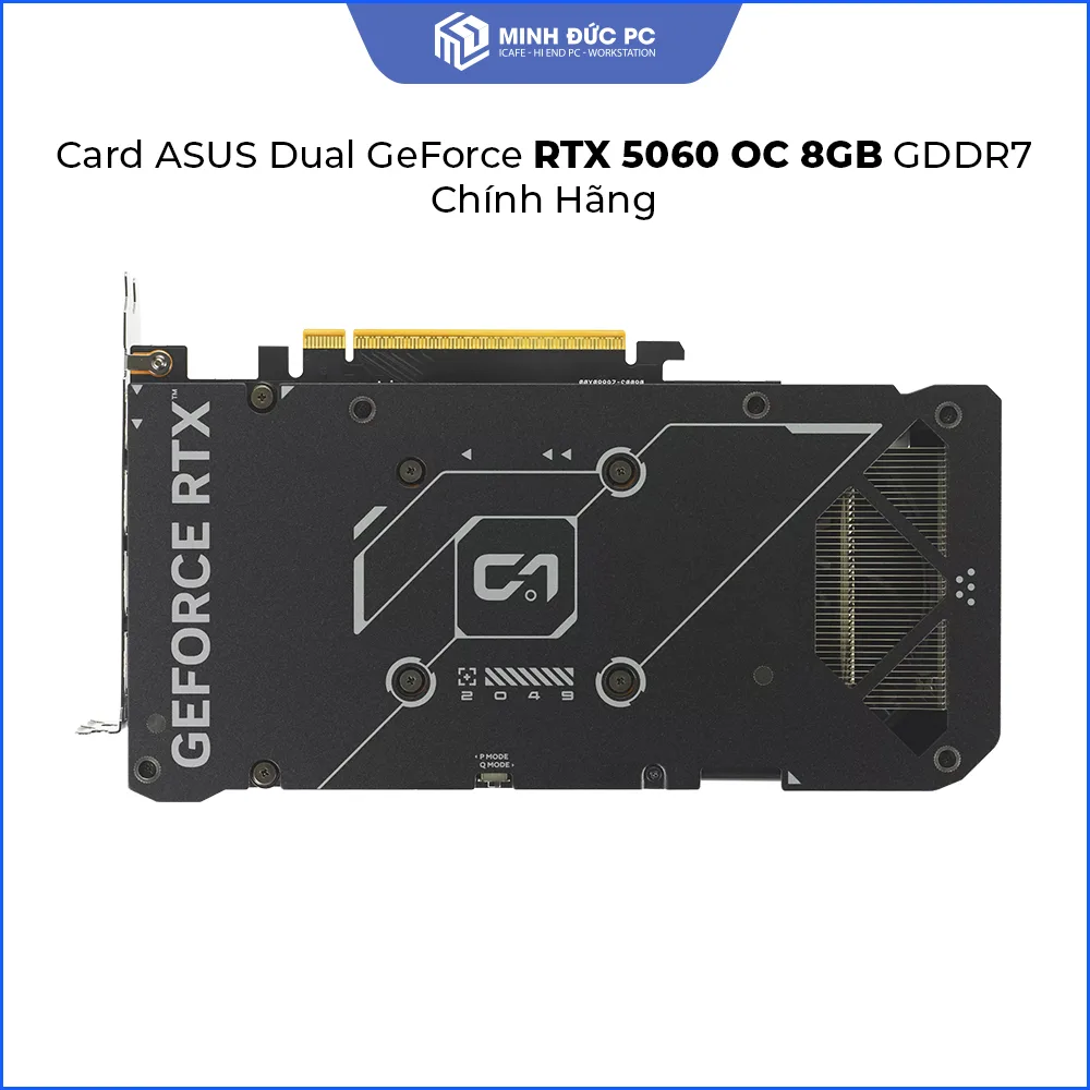 Card Màn Hình ASUS Dual GeForce RTX 5060 OC 8GB GDDR7 (128-bit / PCIe 5.0 / Dual Fan) 5