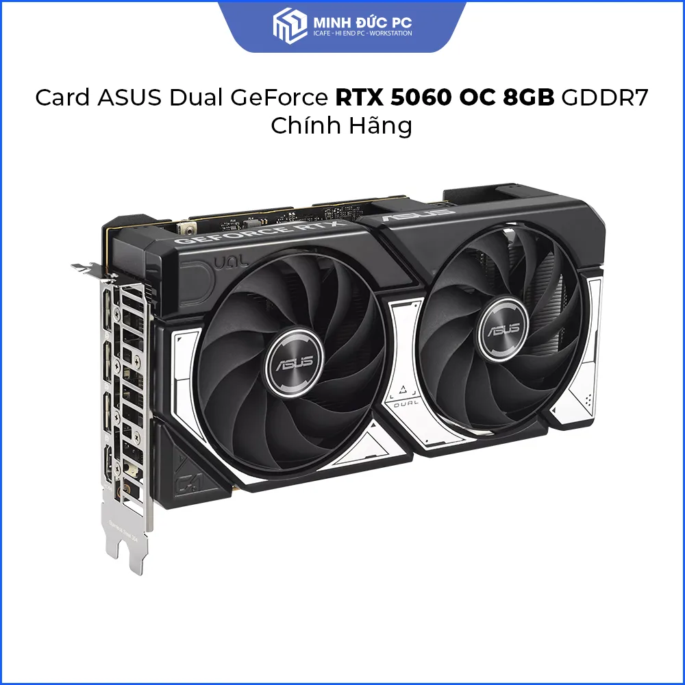 Card Màn Hình ASUS Dual GeForce RTX 5060 OC 8GB GDDR7 (128-bit / PCIe 5.0 / Dual Fan) 3