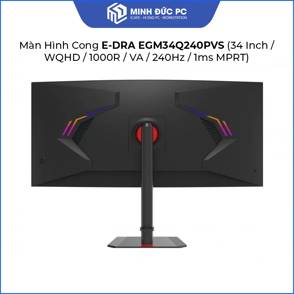 Màn Hình Cong E-DRA EGM34Q240PVS (34 Inch / WQHD / 1000R / VA / 240Hz / 1ms MPRT) 4