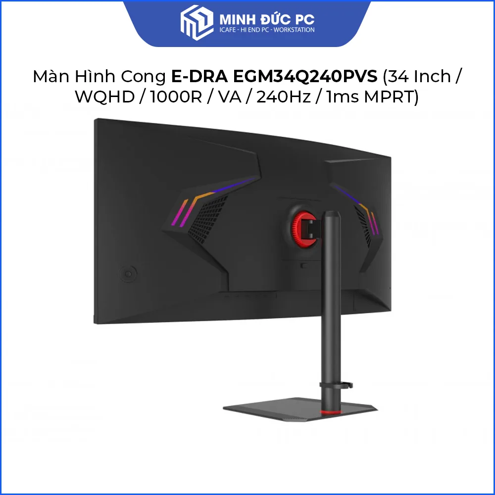 Màn Hình Cong E-DRA EGM34Q240PVS (34 Inch / WQHD / 1000R / VA / 240Hz / 1ms MPRT) 5